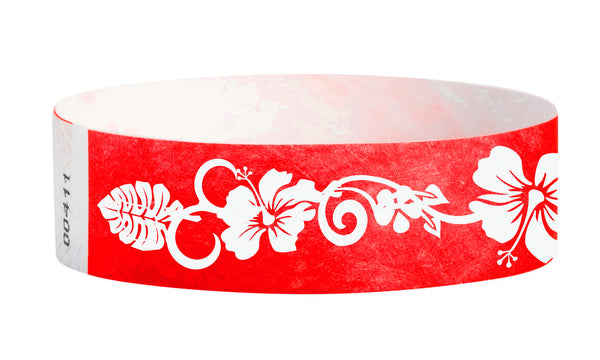 tyvek-red-hawaiian-flower