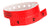 Red Tyvek and Vinyl Voucher Wristbands