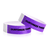 3/4" Custom Duplicate Number Tyvek® Wristbands