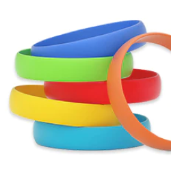 Buy Silicone Wristbands Silicone Charm Bracelet Adjustable Cute Wristbands  Rubber Bracelets Colorful Silicone Wristbands Kids Bracelets for Boys and  Girls Party Gifts Swimming Identify 100 Pcs Online at Low Prices in India  