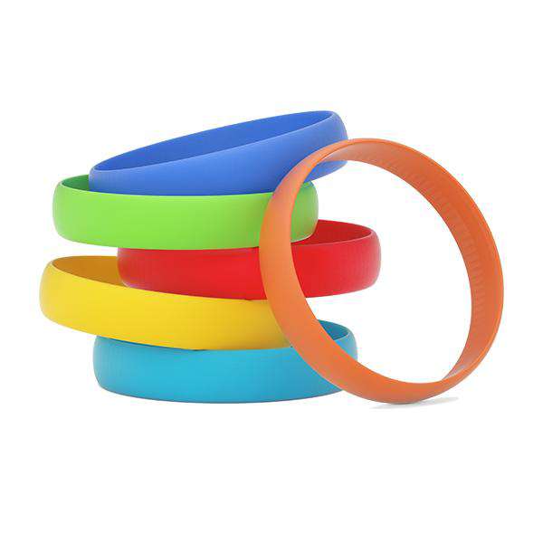 Silicone Wristbands Solid Colors