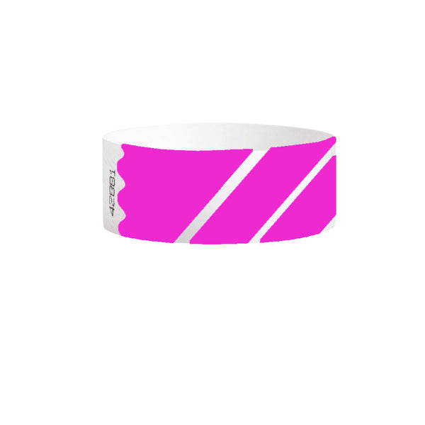 Custom 1" Tyvek Wristband Progressive Stripe