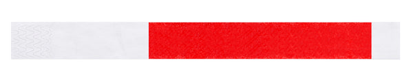 1" Tyvek Half Flood Wristbands