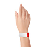 1" Tyvek Half Flood Wristbands