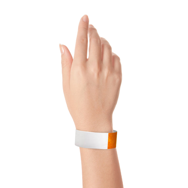 1" Tyvek Half Flood Wristbands