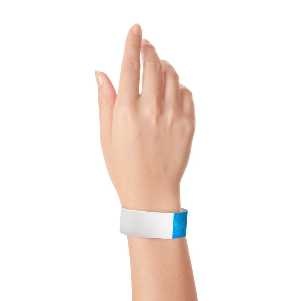 1" Tyvek Half Flood Wristbands