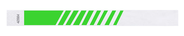 Custom 1" Tyvek Wristband Progressive Stripe
