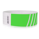 Custom 1" Tyvek Wristband Progressive Stripe