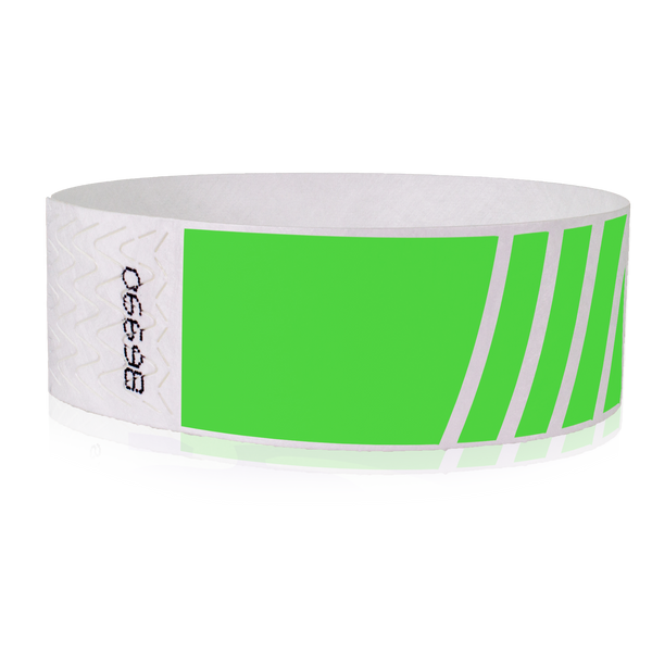 Custom 1" Tyvek Wristband Progressive Stripe