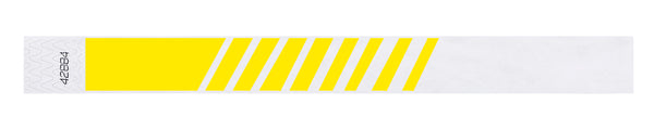 Custom 1" Tyvek Wristband Progressive Stripe