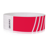 Custom 1" Tyvek Wristband Progressive Stripe