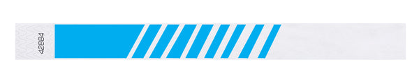Custom 1" Tyvek Wristband Progressive Stripe
