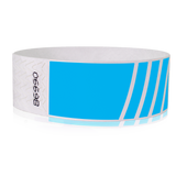 Custom 1" Tyvek Wristband Progressive Stripe