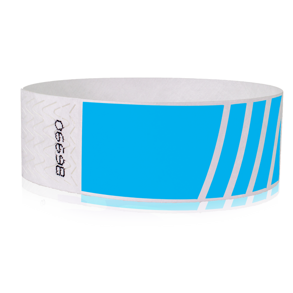 Custom 1" Tyvek Wristband Progressive Stripe