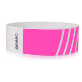 Custom 1" Tyvek Wristband Progressive Stripe