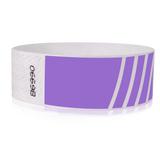 Custom 1" Tyvek Wristband Progressive Stripe