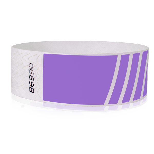 Custom 1" Tyvek Wristband Progressive Stripe