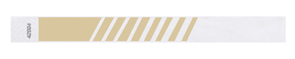Custom 1" Tyvek Wristband Progressive Stripe