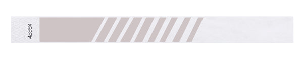 Custom 1" Tyvek Wristband Progressive Stripe