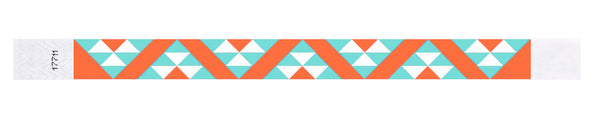 Clearance 3/4" Tyvek® Wristbands (Aztec)