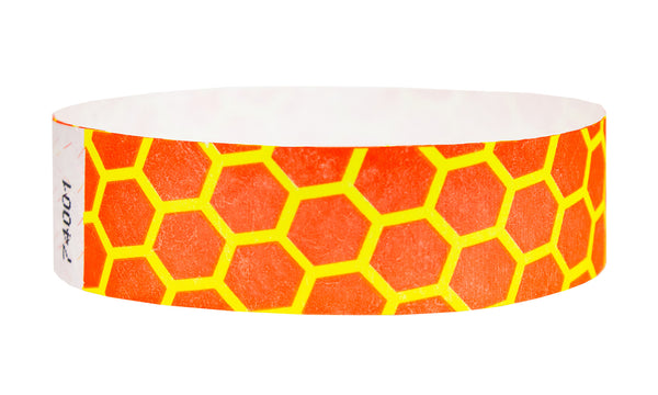 3/4" Tyvek Honeycomb Wristbands