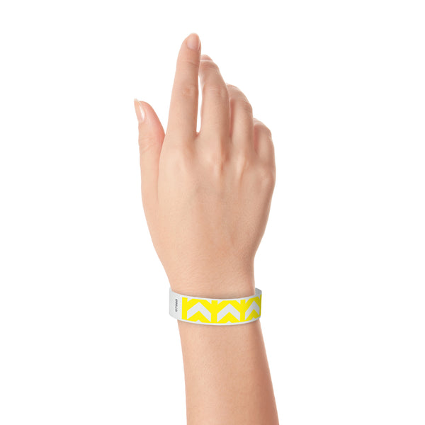 3/4"  Arrows Up Tyvek Wristband Design