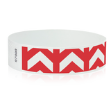 3/4"  Arrows Up Tyvek Wristband Design