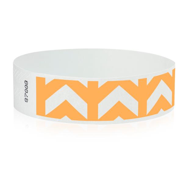 3/4"  Arrows Up Tyvek Wristband Design