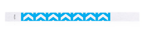 3/4"  Arrows Up Tyvek Wristband Design