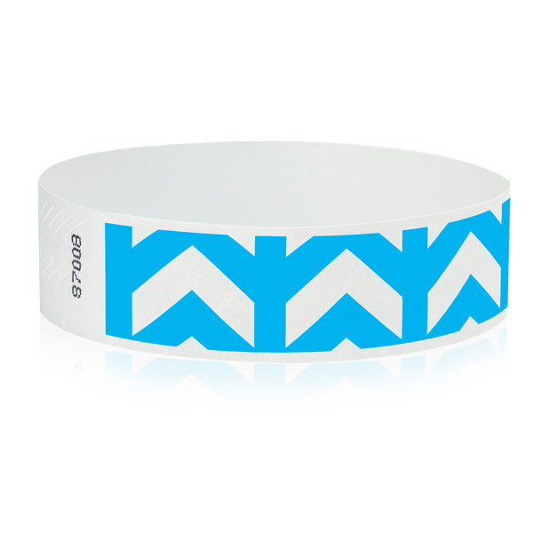 3/4"  Arrows Up Tyvek Wristband Design