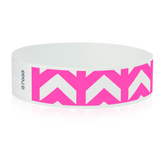 3/4"  Arrows Up Tyvek Wristband Design