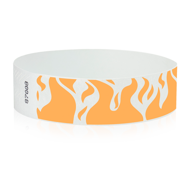 Neon Orange Flames