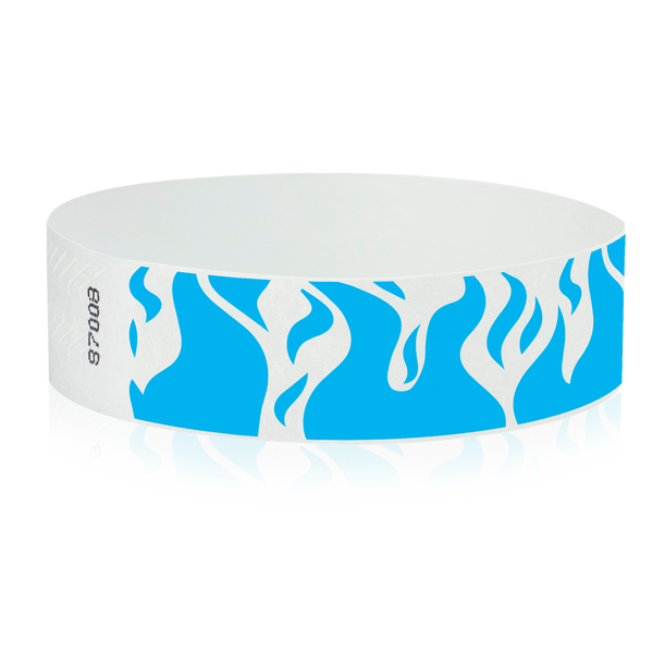 Neon Blue Flames