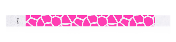 3/4" Tyvek Wristband Design Giraffe