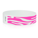 Neon Pink Zebra Stripes