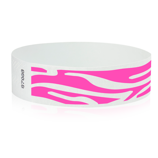 Neon Pink Zebra Stripes