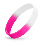 White / Pink Segmented