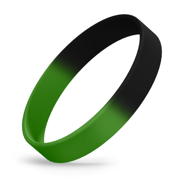 Black / Green Segmented
