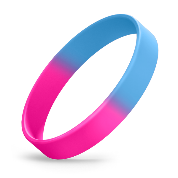 Custom Adult Silicone Wristbands - Ink Injected
