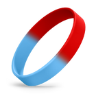 Custom Adult Silicone Wristbands - Ink Injected