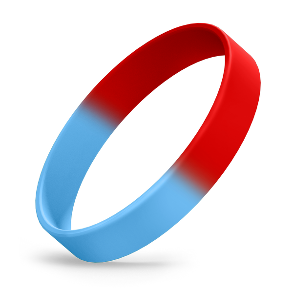 Custom Adult Silicone Wristbands - Ink Injected