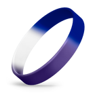 Custom Adult Silicone Wristbands - Ink Injected