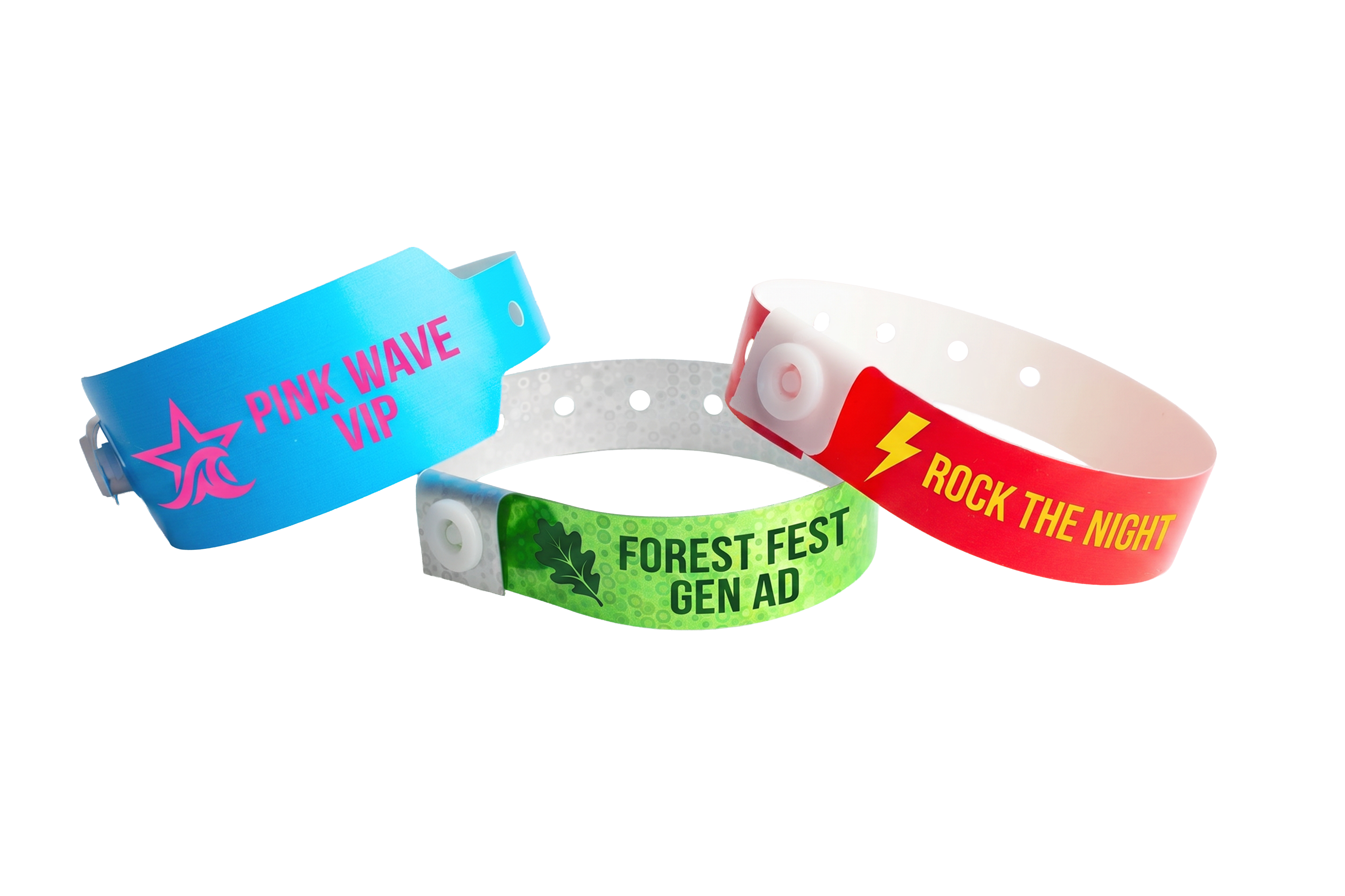 Custom Plastic Wristbands
