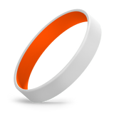 Custom Adult Silicone Wristbands - Color Coat