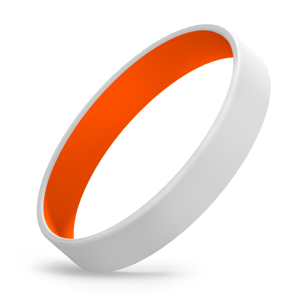Custom Adult Silicone Wristbands - Color Coat