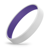Custom Adult Silicone Wristbands - Color Coat
