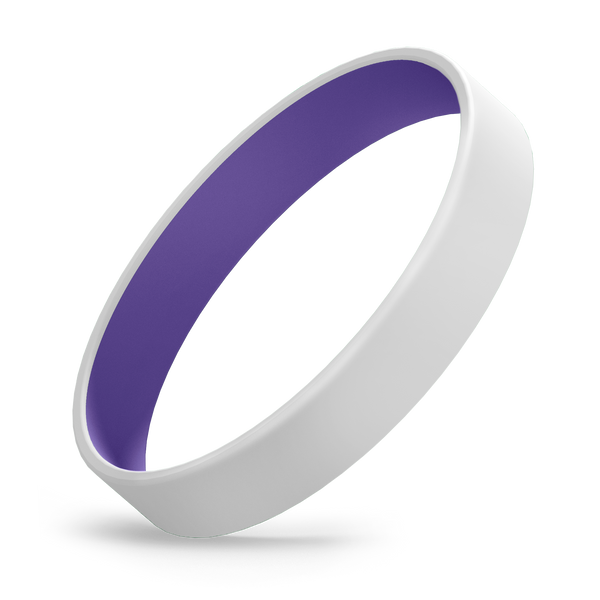 Custom Adult Silicone Wristbands - Color Coat