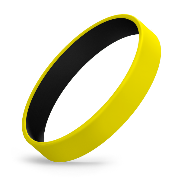 Custom Adult Silicone Wristbands - Color Coat