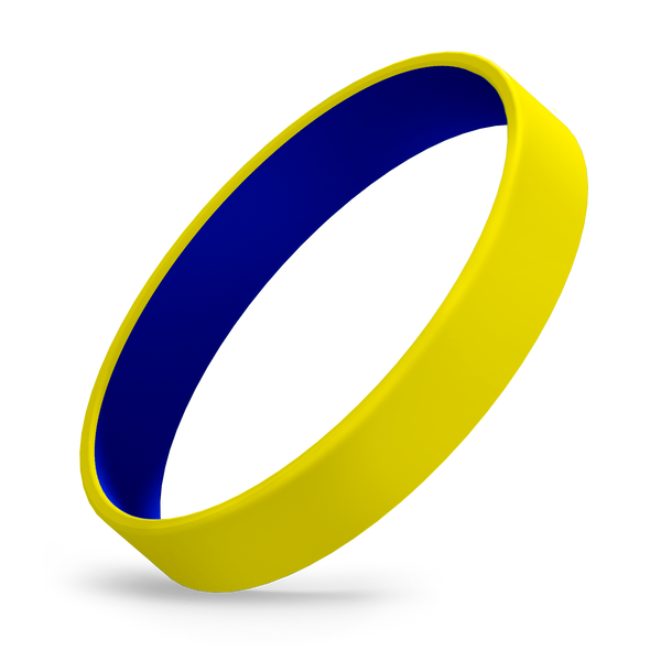 Custom Adult Silicone Wristbands - Color Coat
