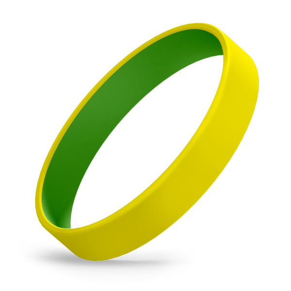 Custom Adult Silicone Wristbands - Color Coat